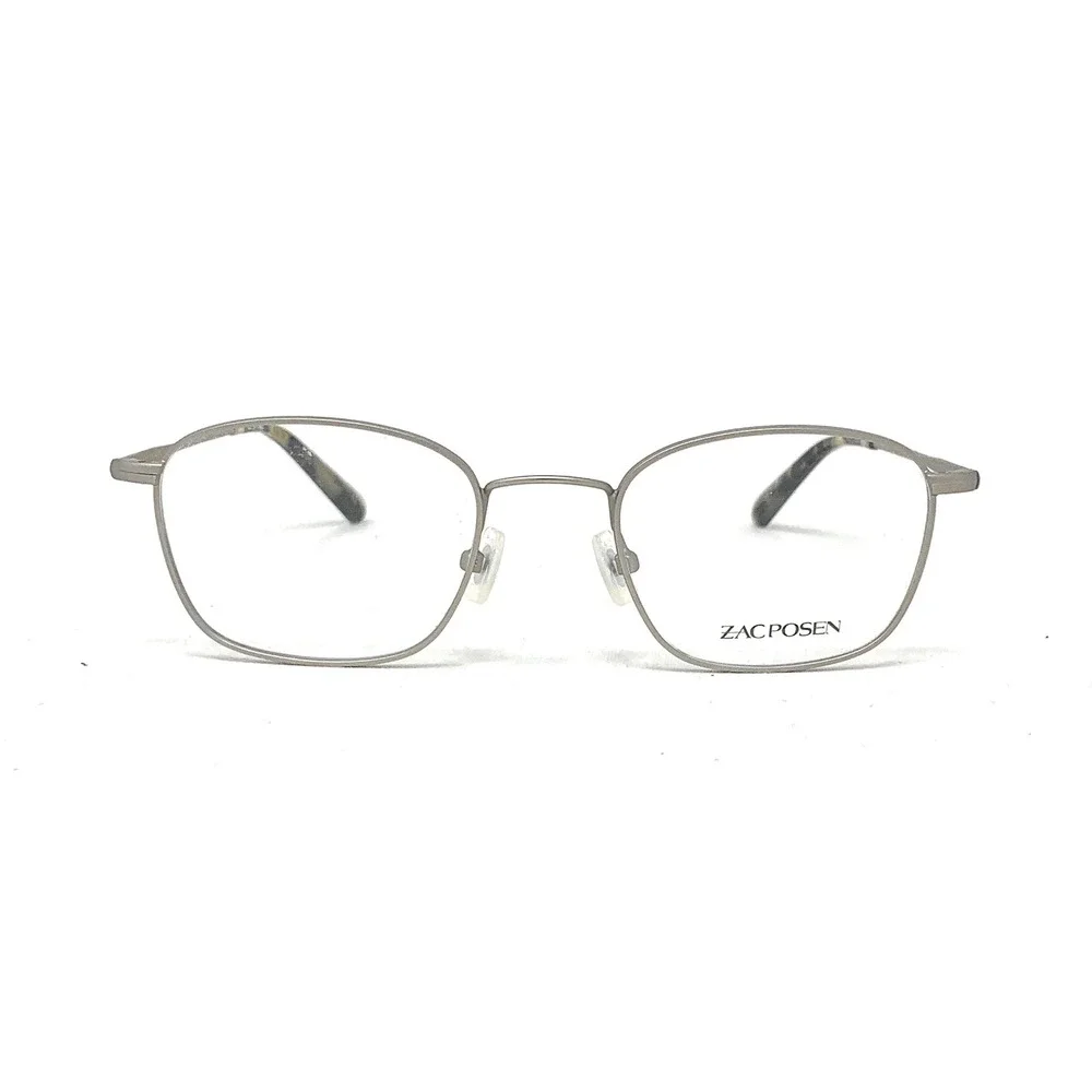 New ZAC POSEN Women's Eyeglasses Frames Delaney‎ SI Matte Silver 49mm